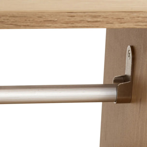 Dérouleur salle de bain Abana bois clair