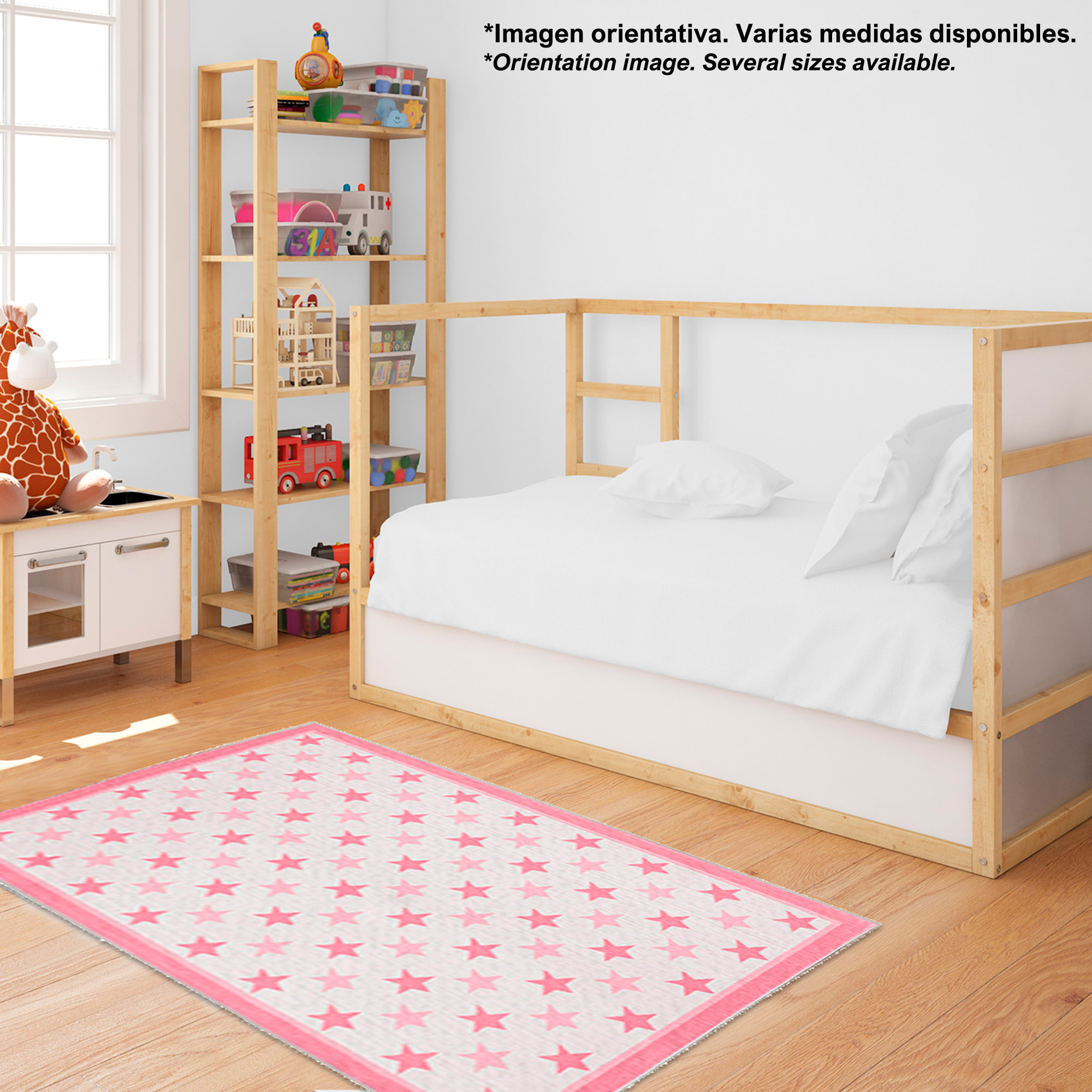 Alfombra infantil de Poliester estampada 100 x 150cm