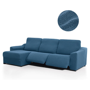 Funda para Chaise Longue izquierda (visto de frente ) brazo largo SÚPER ELÁSTICA con RELAX modelo HELENA