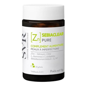 Sebiaclear - Compléments alimentaires - 30 gélules