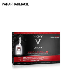 Dercos Technique Homme - Soin Traitant Anti-Chute Global 21x6 ml