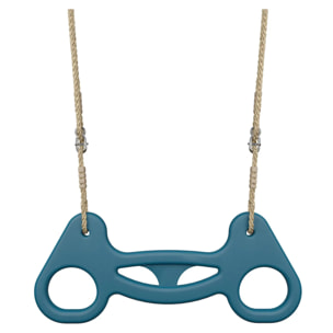 Trapèze à anneaux bleu pour portiques de 1,90 à 2,50 m