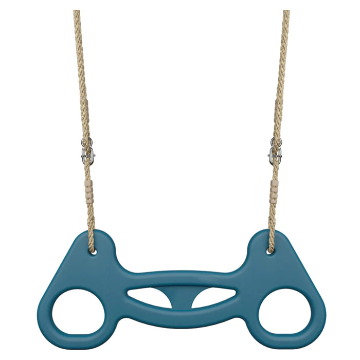 Trapèze à anneaux bleu pour portiques de 1,90 à 2,50 m