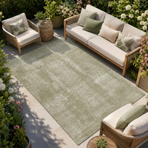Tapis kilim, motif géométrique, tissé à plat, style ethnique