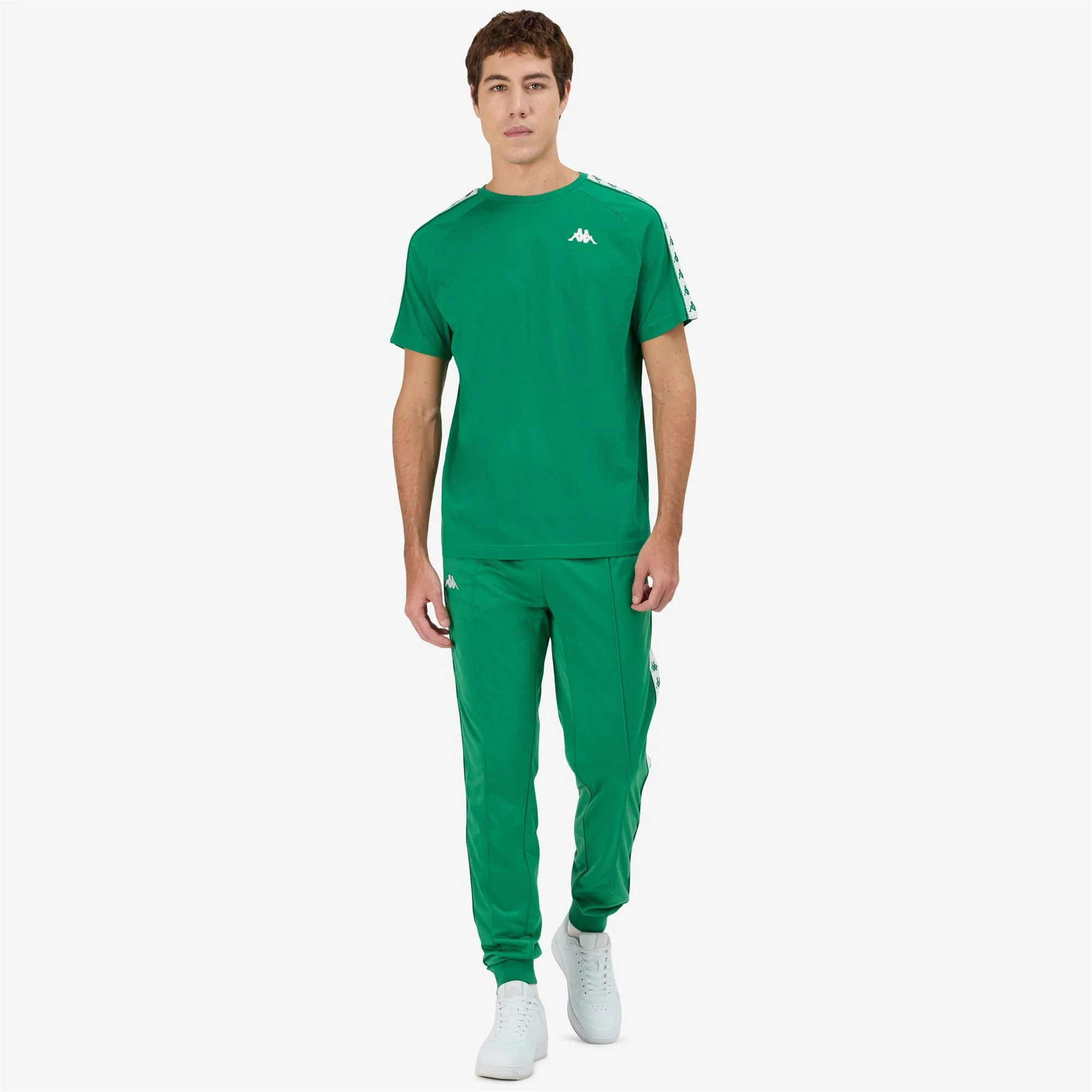 T-Shirts & Top Kappa Uomo 222 Banda Coen Slim Verde