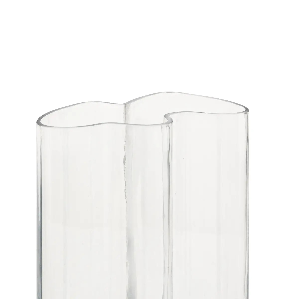 Vase vague "Kade" transparent H25cm