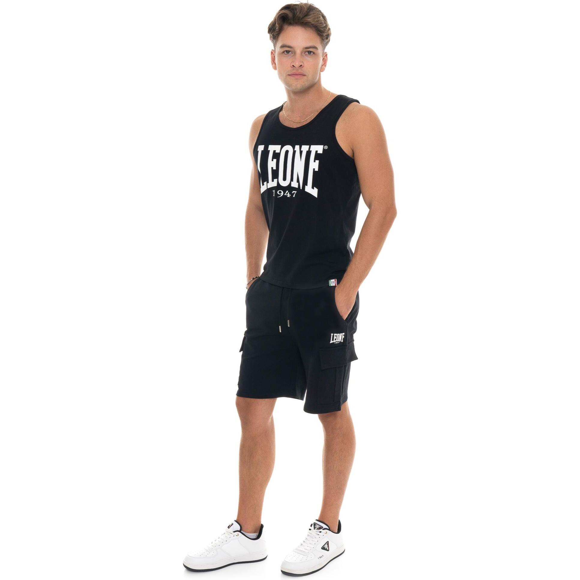 Canotta Leone 1947 Apparel con grande logo Boxing. Stile deciso per allenamento.