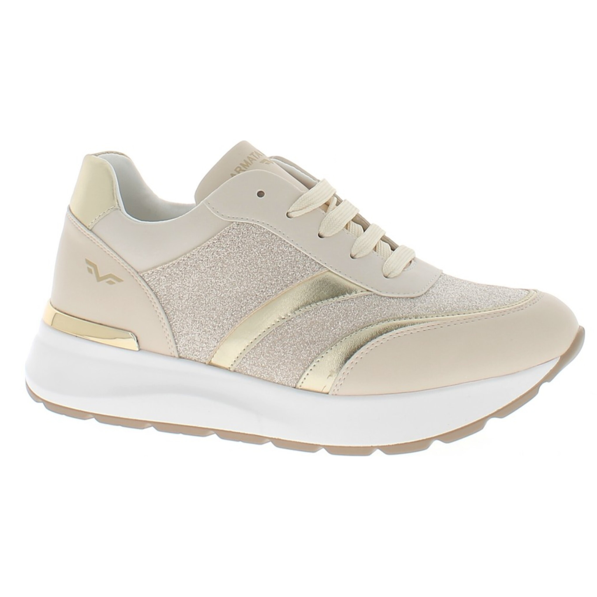 Armata di Mare Scarpe Donna Sneakers Casual con Soletta in Memory Foam AMD S51H39 Beige