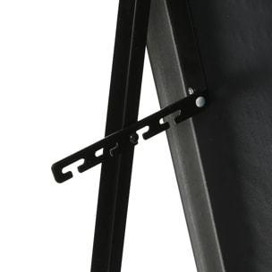 Miroir sur pied classique noir 37X157