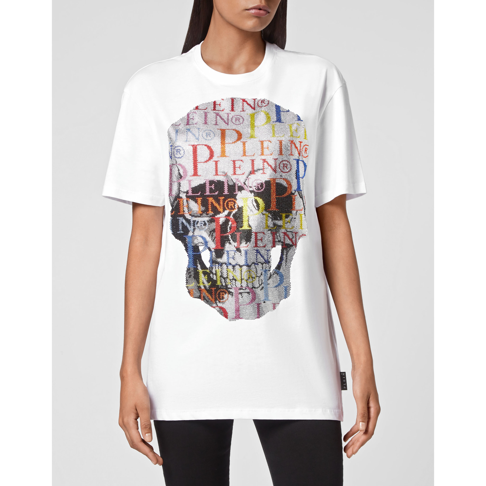 PHILIPP PLEIN Camiseta Cuello Redondo SKULL