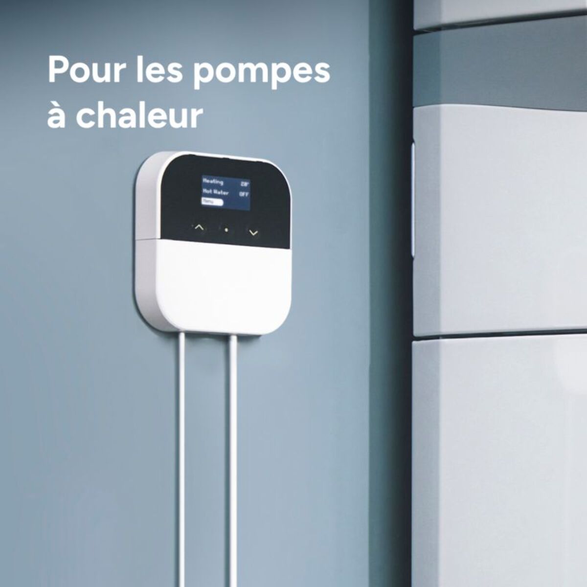 Thermostat connecté TADO Kit X sans fil et optimiseur de PAC