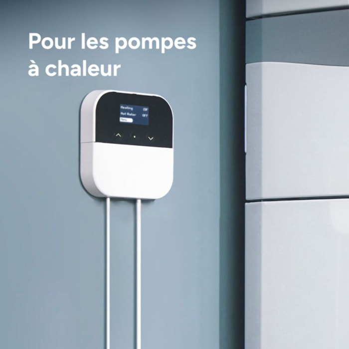 Thermostat connecté TADO Kit X sans fil et optimiseur de PAC