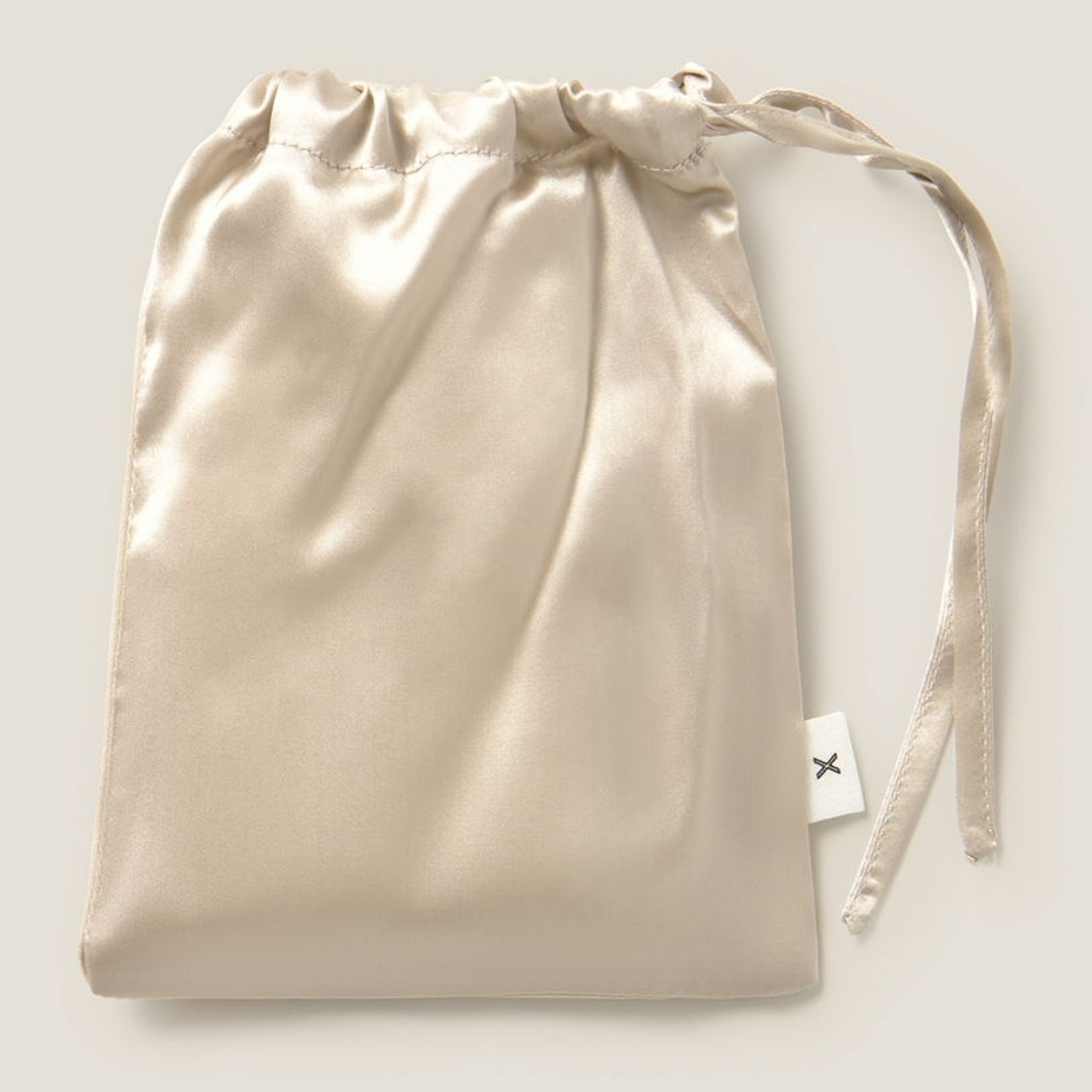 Funda de cuadrante seda y algodón satén Silkcot color dorado Seda