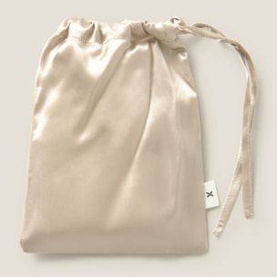 Funda de cuadrante seda y algodón satén Silkcot color dorado Seda