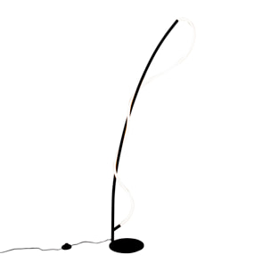 FORLIGHT PIE DE SALÓN IP20 TRESS LED 26 BLANCO NEUTRO - 4000K ON-OFF NEGRO 3099