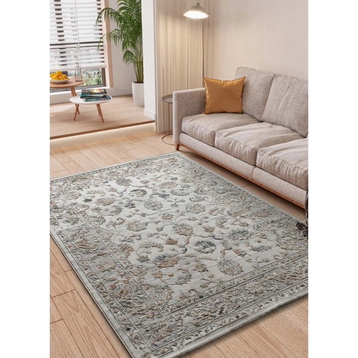 KEOPS Alfombra vintage con relieve multicolor, varias medidas disponibles.
