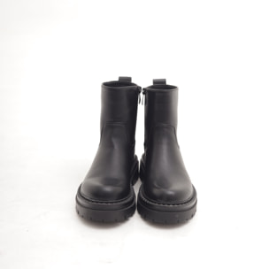 STIVALETTO FIBBIA POSTERIORE NERO