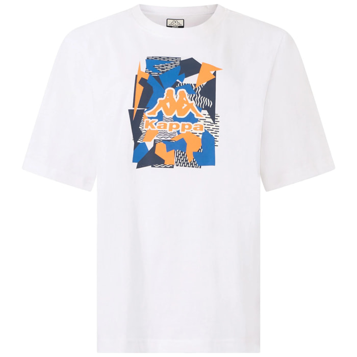 T-Shirts & Top Kappa Uomo Logo Guoti Bianco