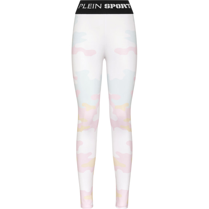 PLEIN SPORT Sport Leggings CAMOUFLAGE
