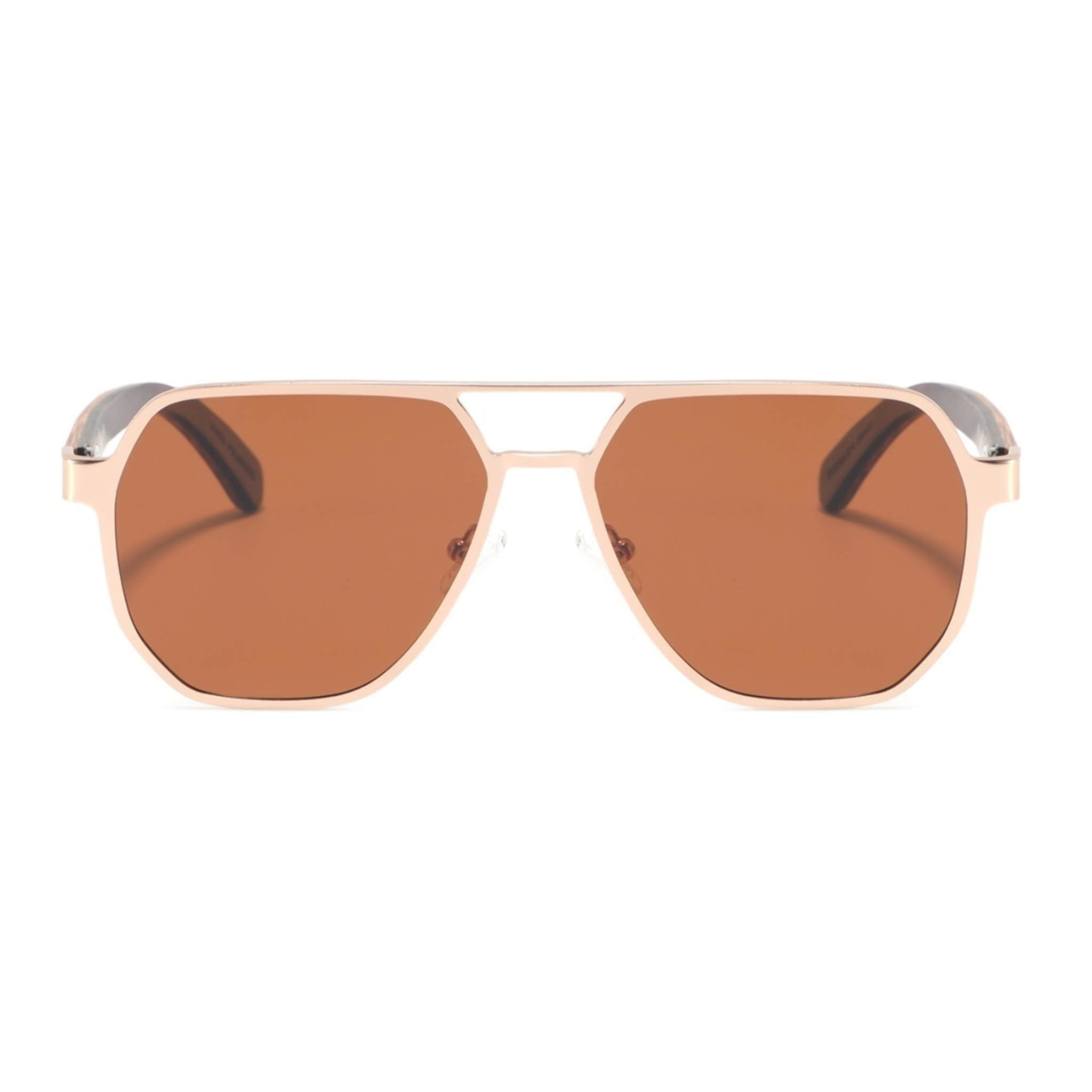 Gafas de Sol Feler 1801-2 Polarizadas de Madera Unisex 56 mm