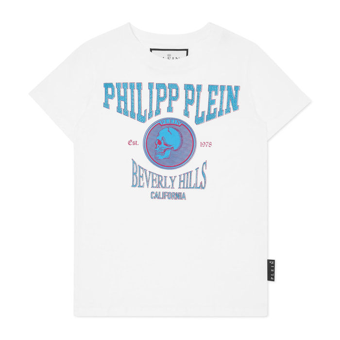 PHILIPP PLEIN Camiseta Cuello Redondo Ss CRYSTAL