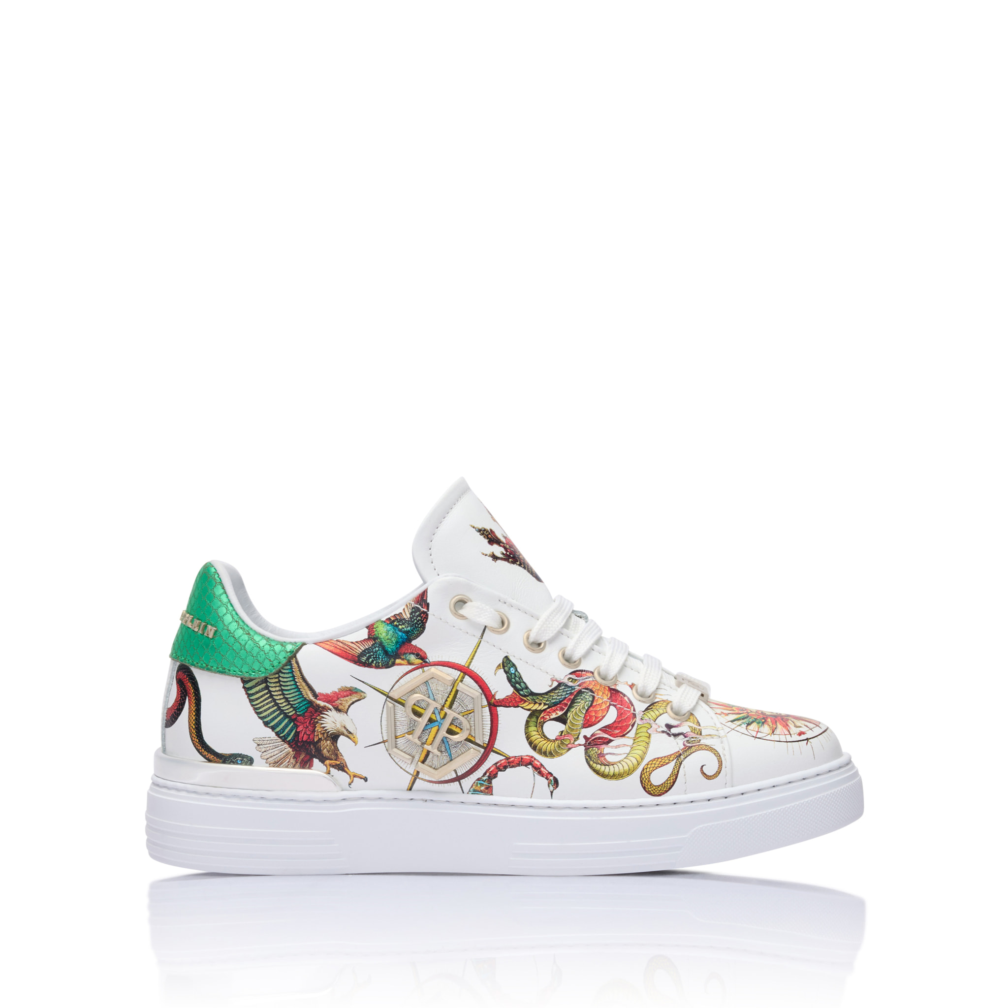 PHILIPP PLEIN Printed Low-Top Sneakers