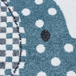Tapis enfant tissé motif animaux PILO