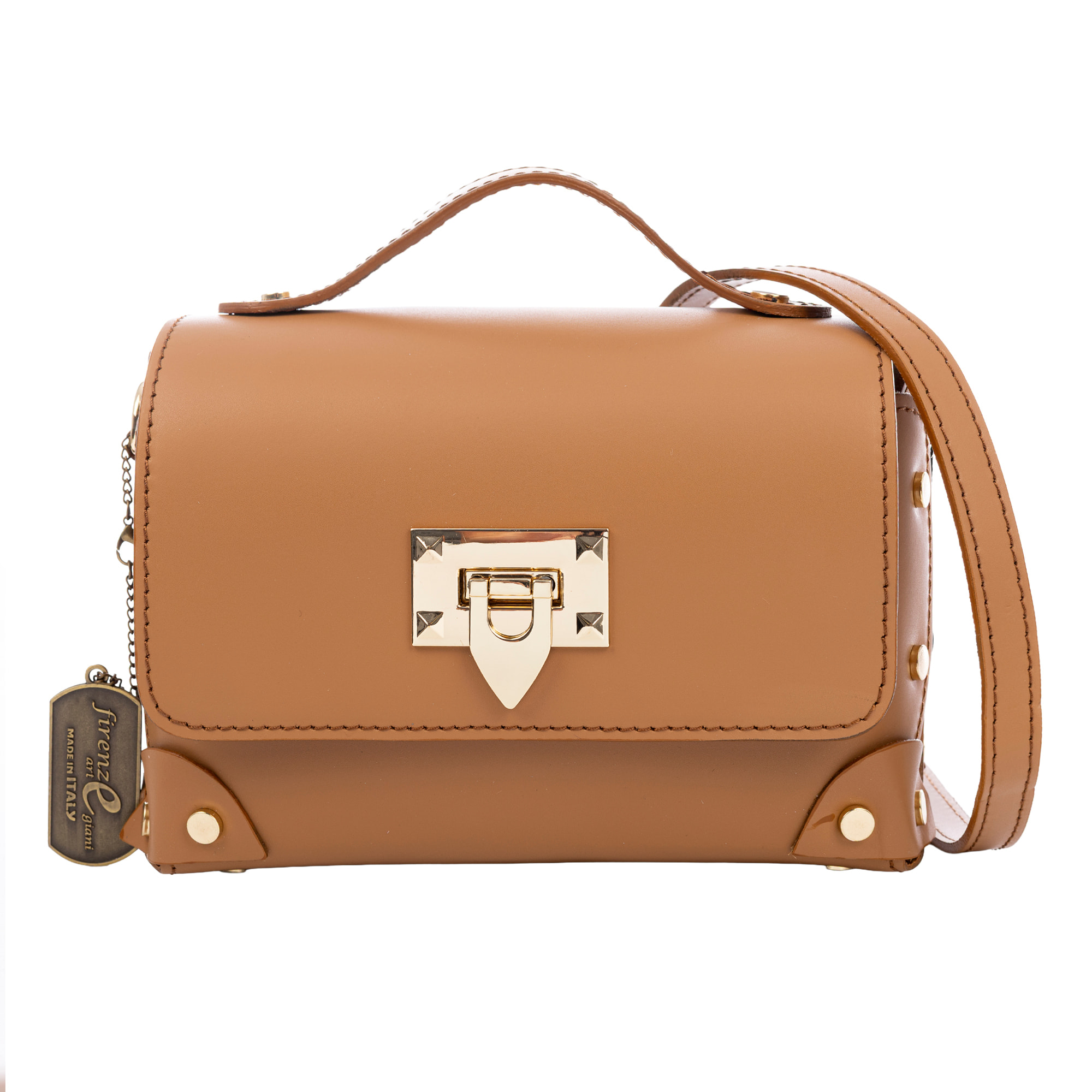 Bellinzago Borsa a tracolla Donna. Pelle autentica Ruga