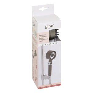 Pommeau de douche L.24,5cm gris