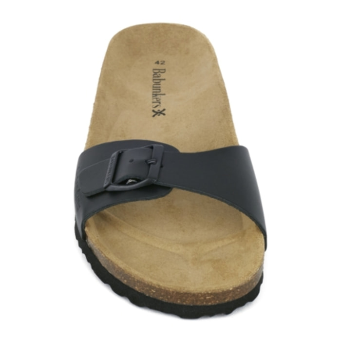 SANDALIA BIARRITZ BABUNKERS NEGRO