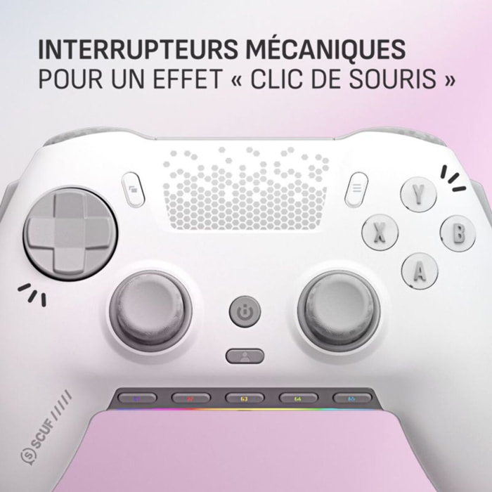 Manette SCUFGAMING Envision HE Wireless Controller - White