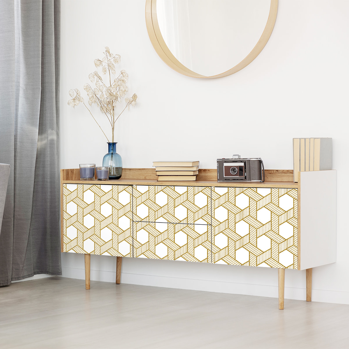 Sticker meuble scandinave connardk 60 x 90 cm
