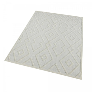 Tapis kilim tissé motif géométrique BOHE