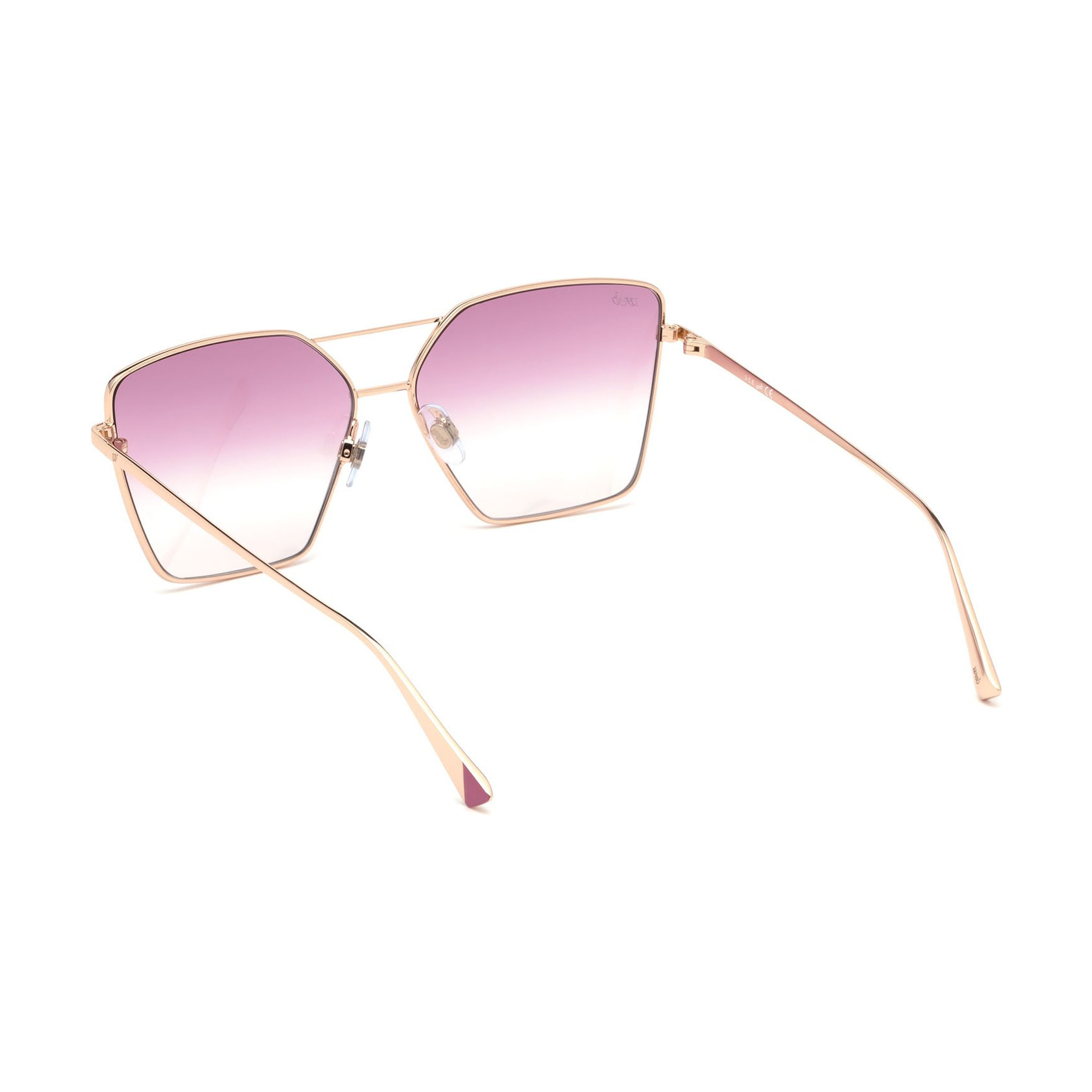 Web Eyewear - lunettes de soleil - rose doré - verres : rose dégradé - protection UV : cat. 1