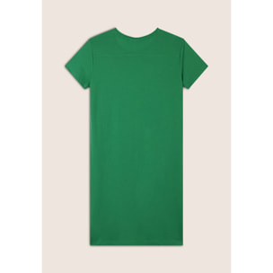 Vestito in jersey con perline dorate