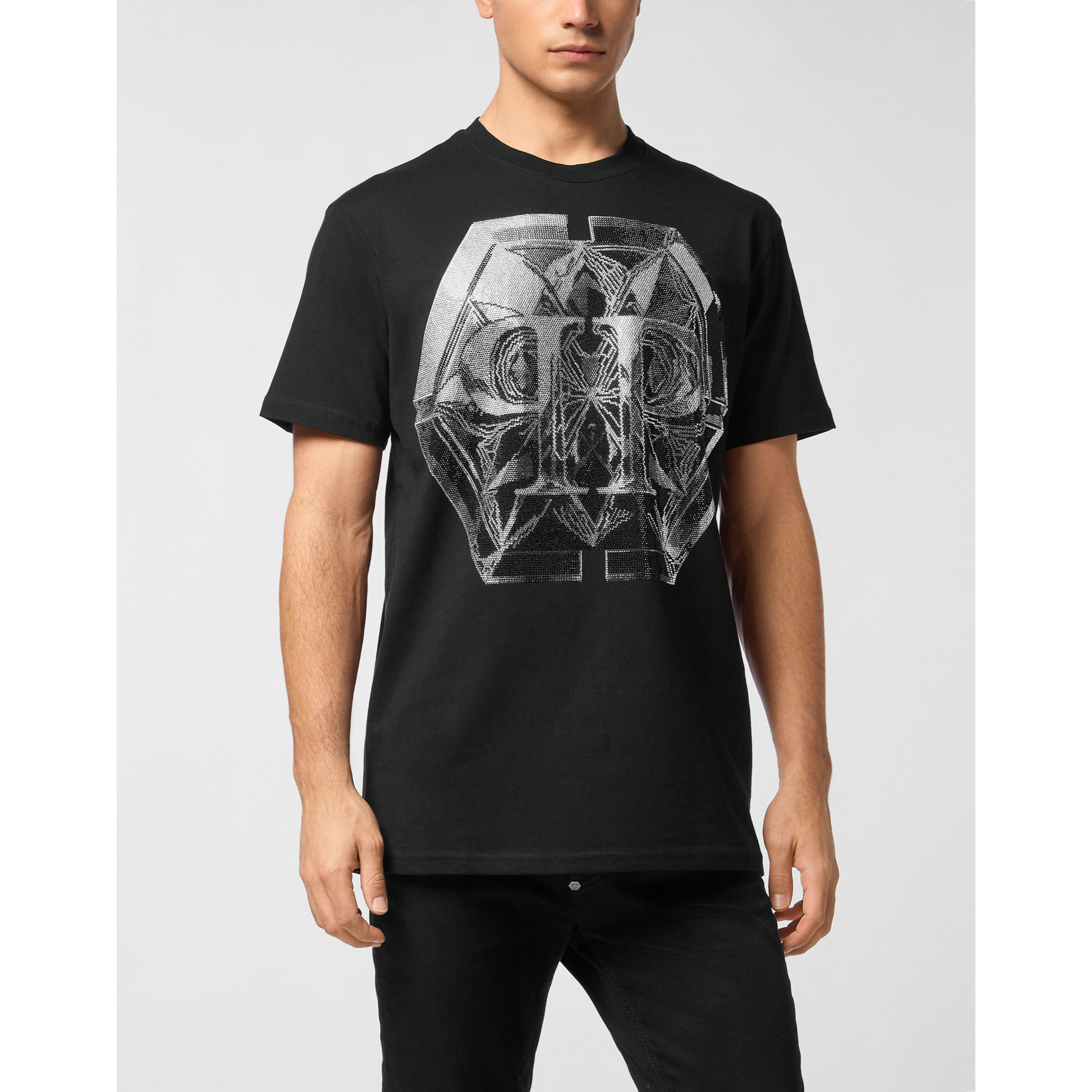 PHILIPP PLEIN T-Shirt Round Neck Ss HEXAGON
