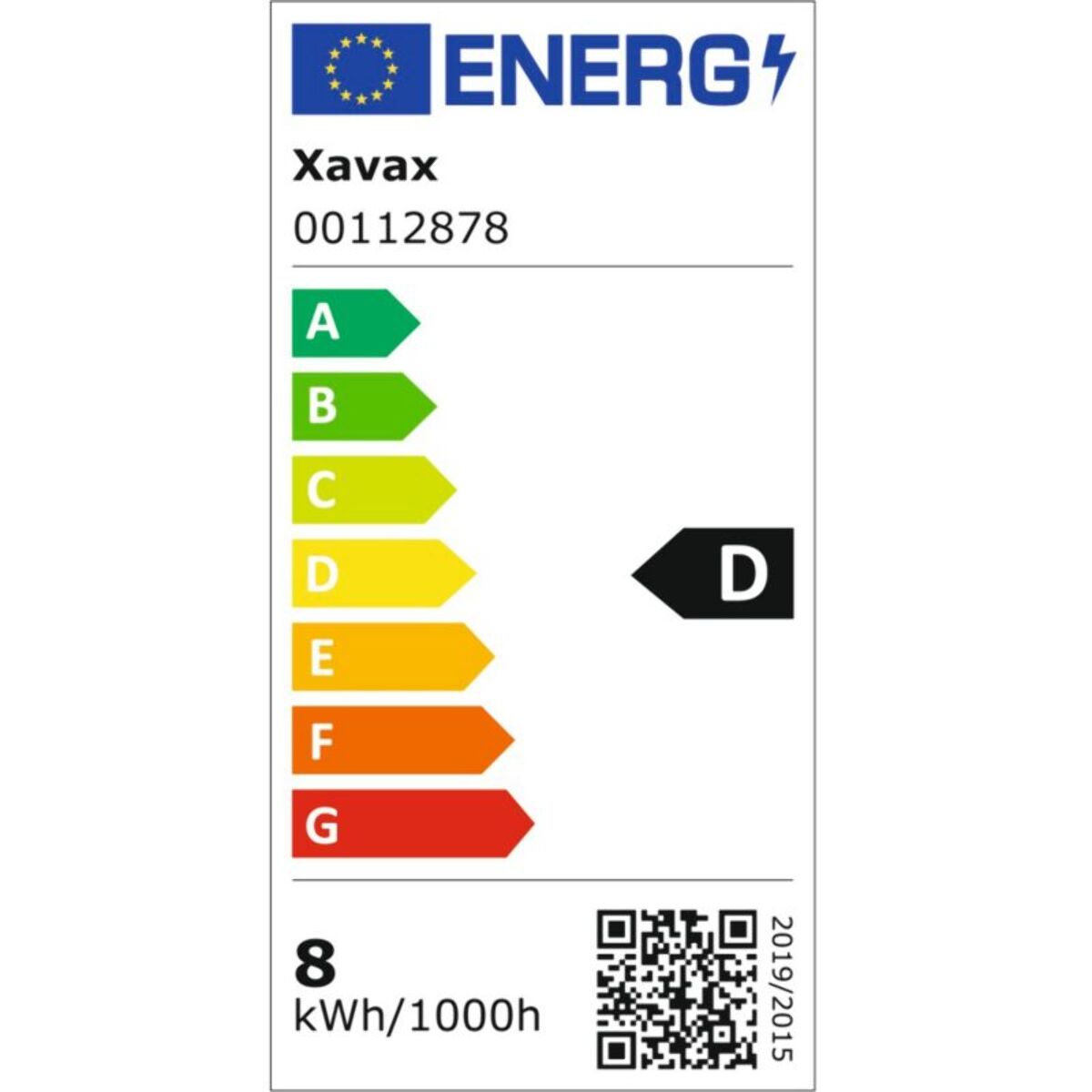 Ampoule LED connectée XAVAX LED E27 7.5W G120