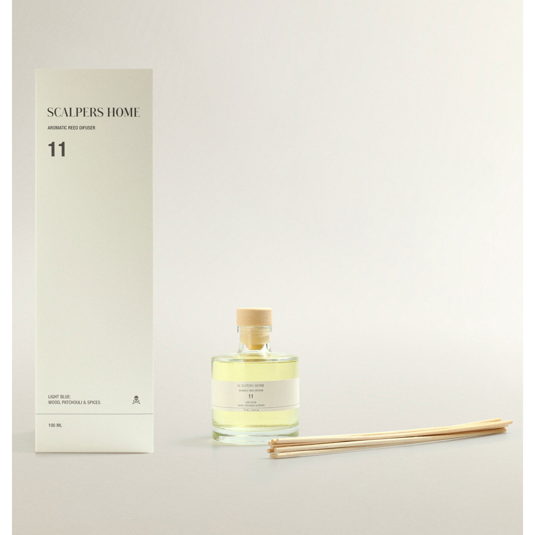 Difusor mikado de 100ml aroma white lotus scalpers