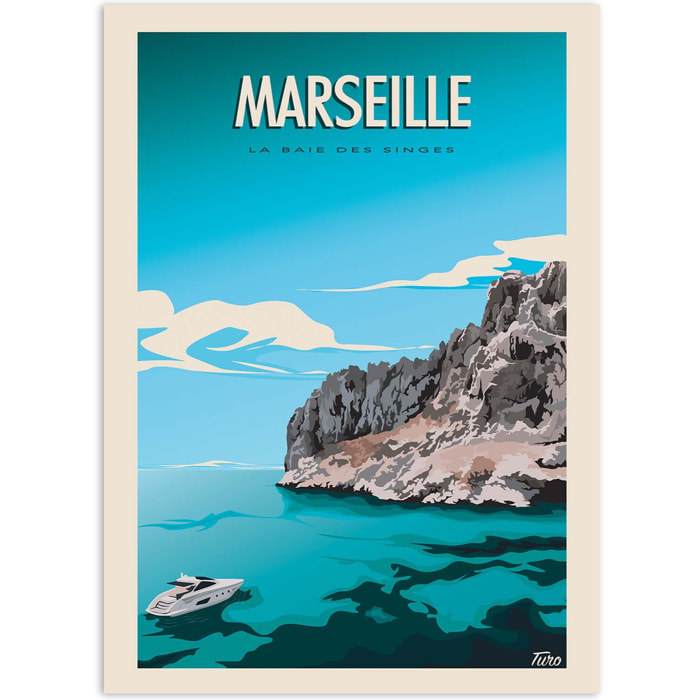 Affiche - Marseille - Turo Memories Studio