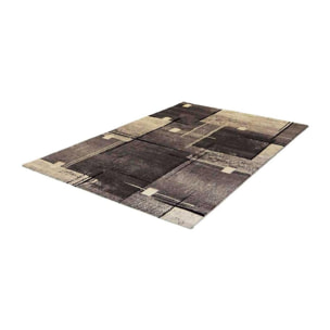 Petit tapis Povo aux motifs géométriques