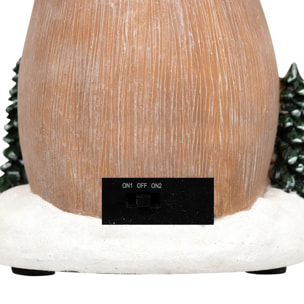 Village lumineux maison champignon 12 LED musical