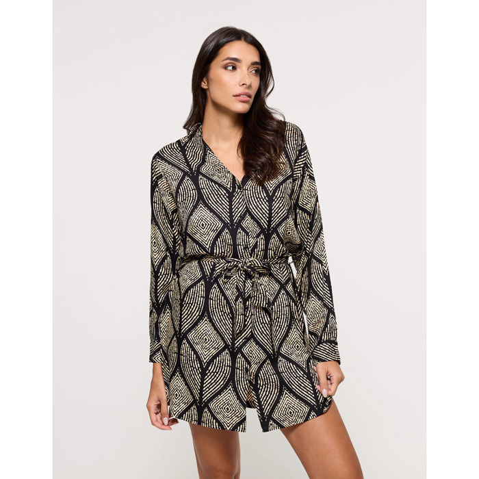 Vestido corto Negro - Darkana