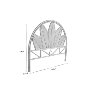 Tête de lit déco en rotin L160 cm NALAH