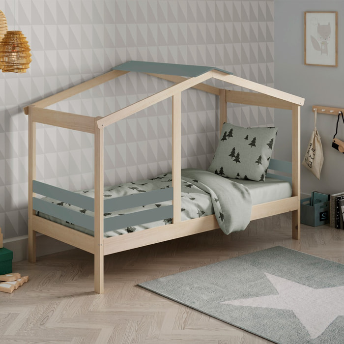 Lit cabane enfant en bois - VIOLETTE