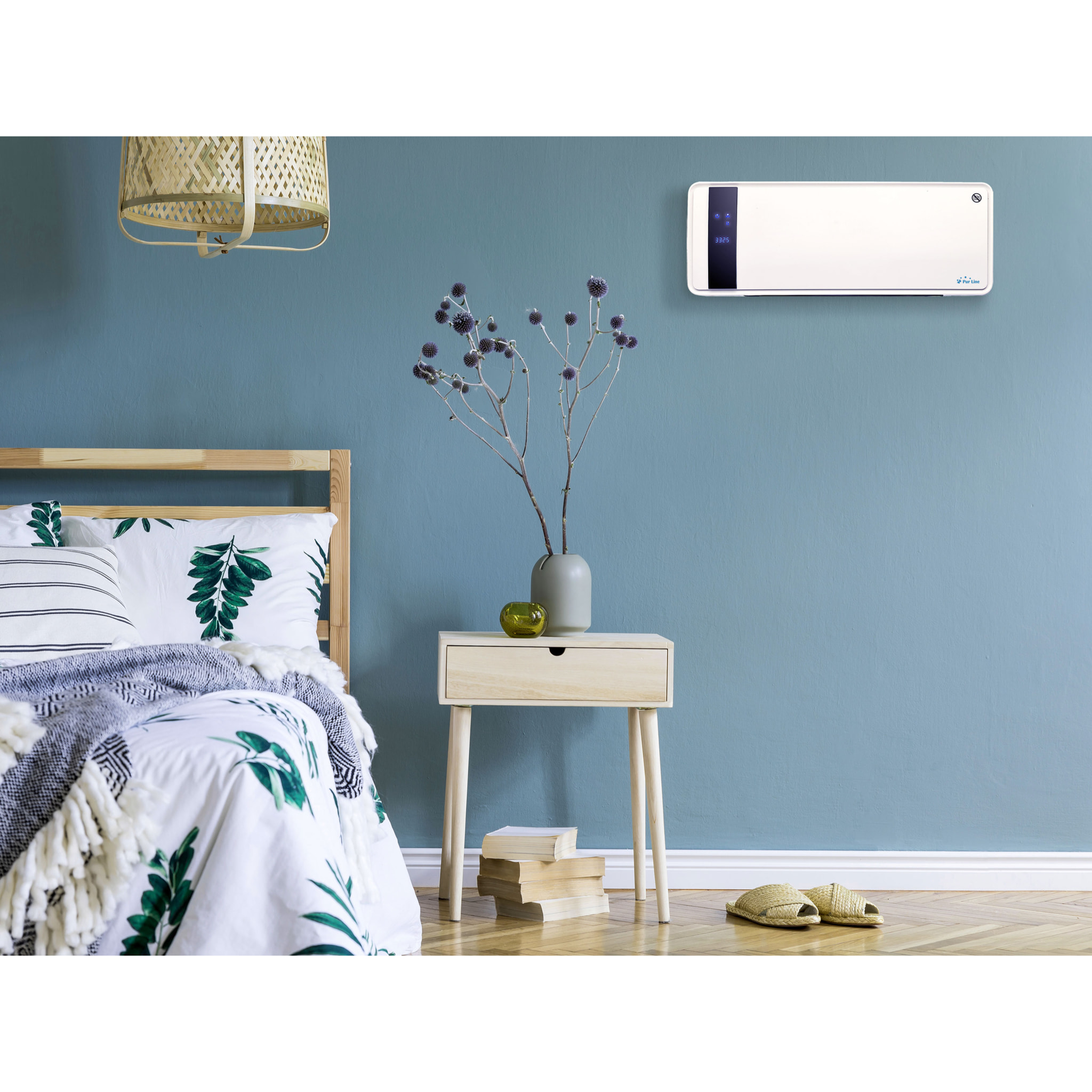 Chauffage soufflant  2000 W 3 modes de fonctionnement avec télécommande et minuterie