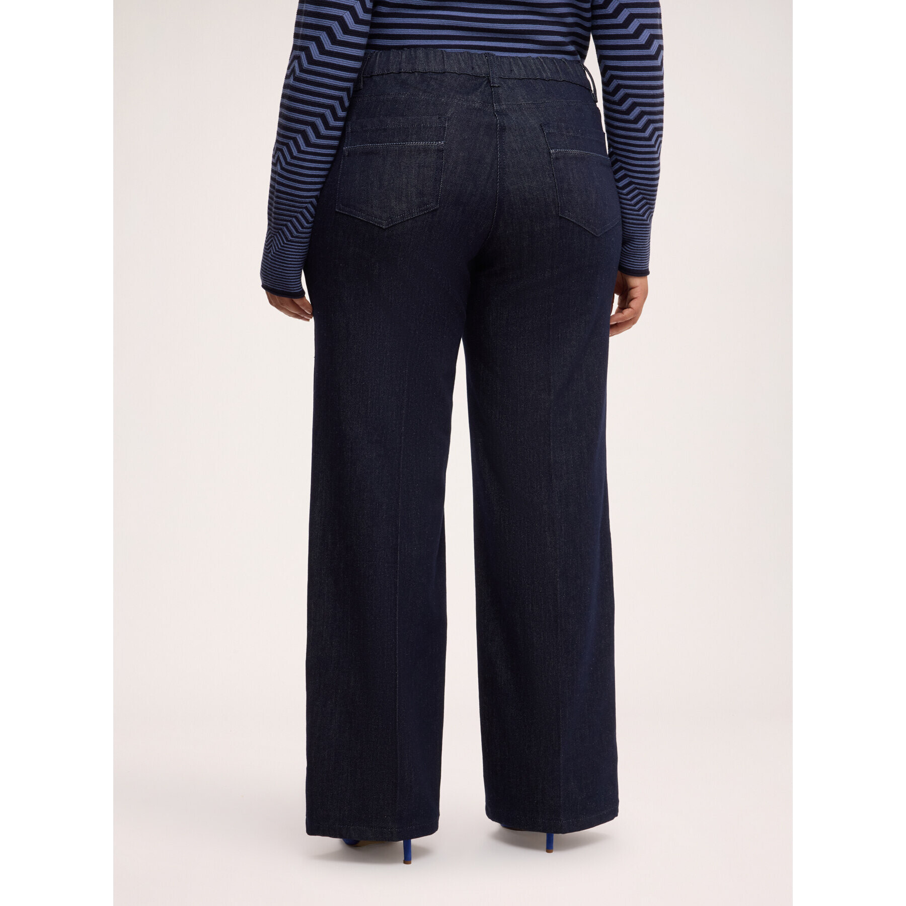 Fiorella Rubino - Jeans Straight lavaggio rinse - Blu