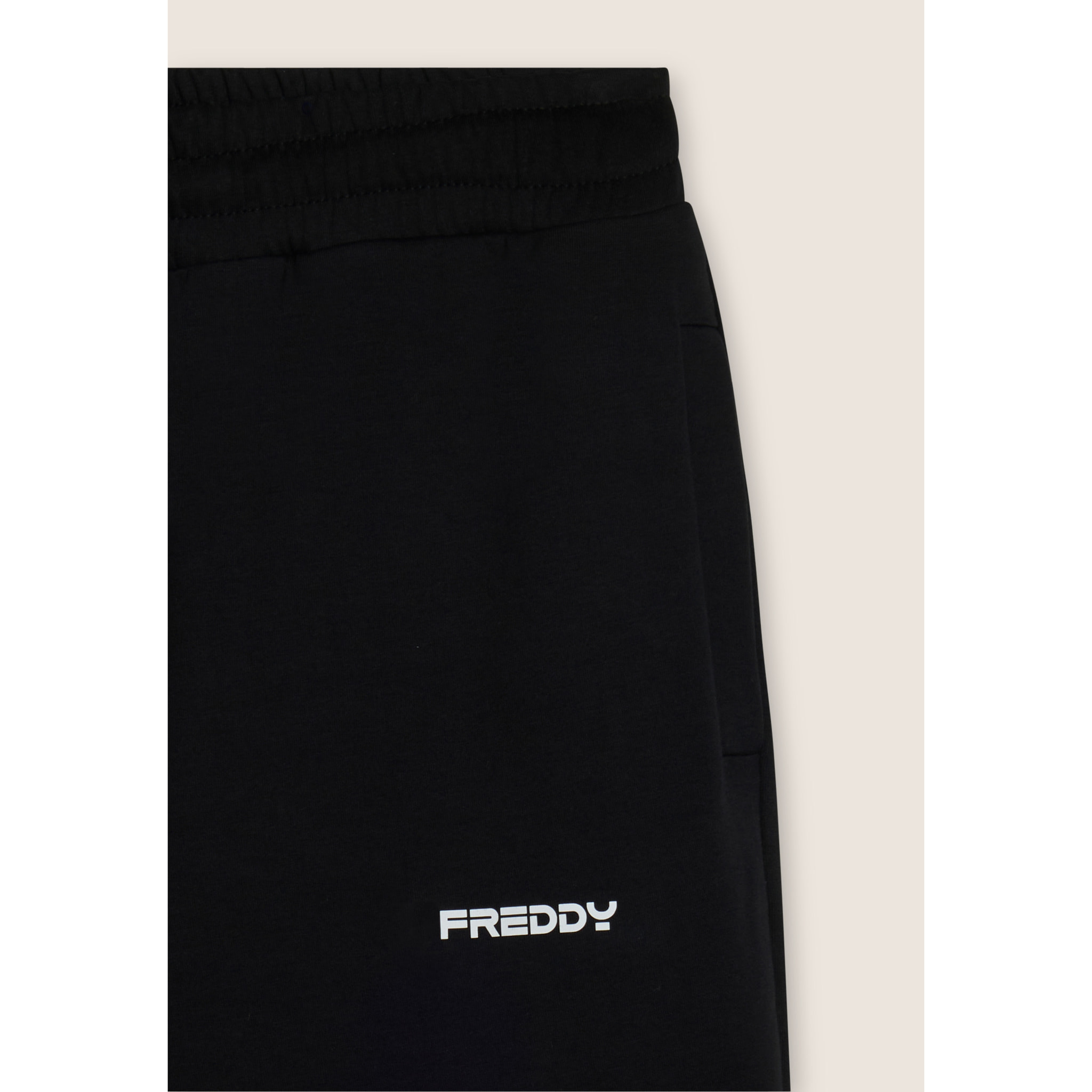 Pantaloni sportivi regular in interlock elasticizzato