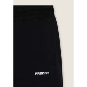 Pantaloni sportivi regular in interlock elasticizzato