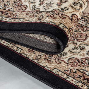 TANGER - Tapis classique à motif Noir