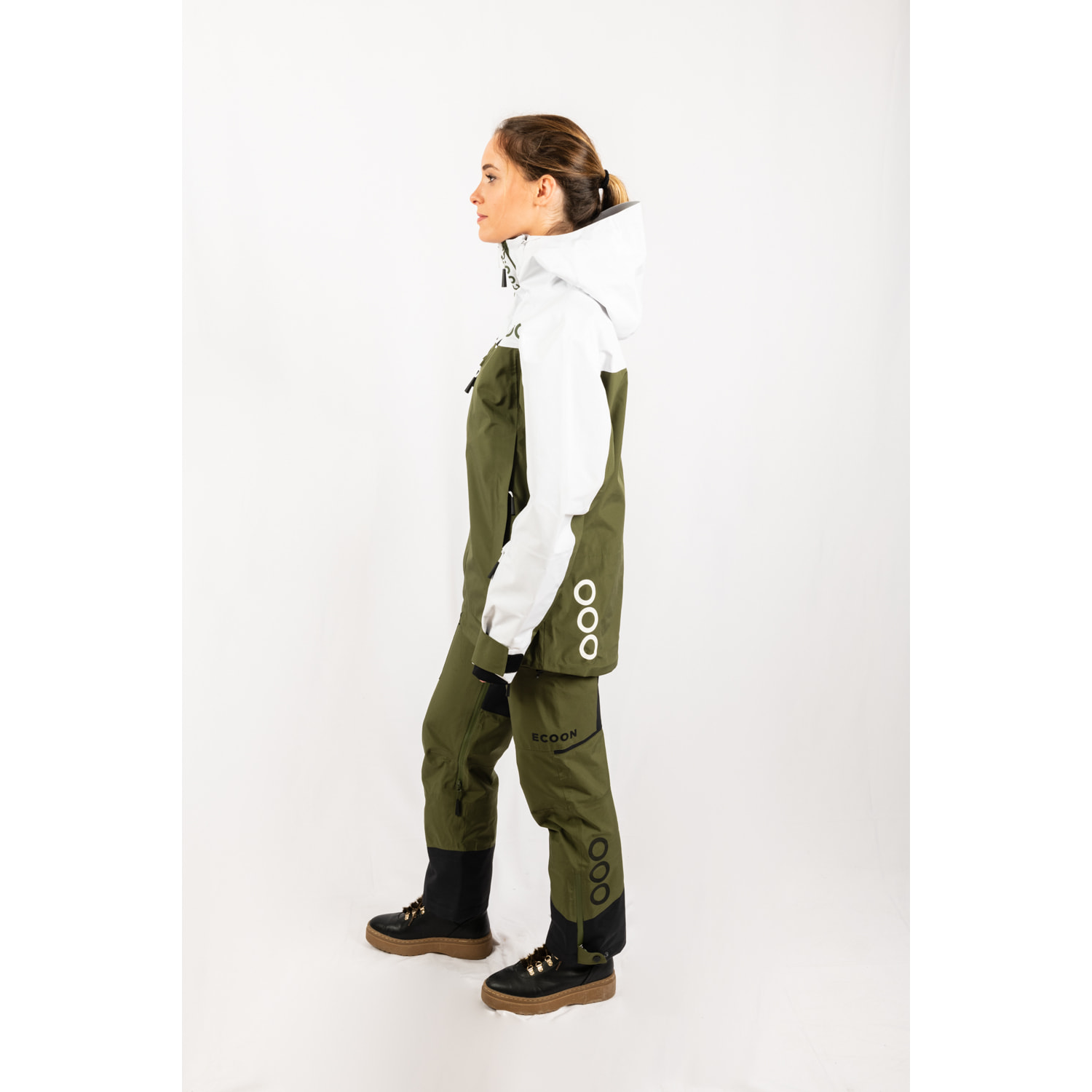 Pantaloni da donna ECOExplorer Pants di ECOON - Cachi